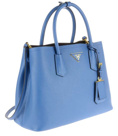 borsa prada blu cobalto|borse prada donna online.